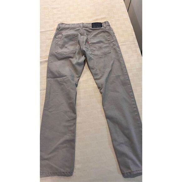 Levi's 511 Jeans Women's Slim Straight Denim Pants Light Wash Gray Size W28xL28 - Picture 9 of 13